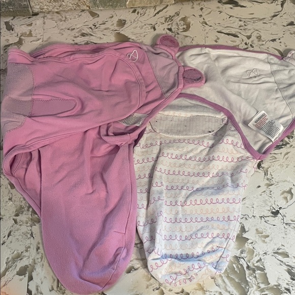 SwaddleMe Pink and White Sleep Sacks - Picture 2 of 2